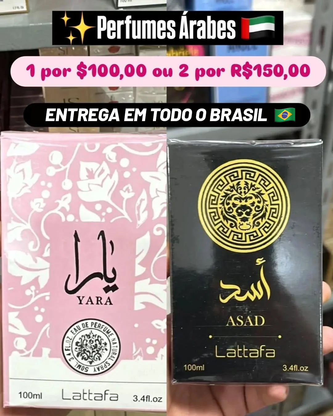 Kit Perfumes 2 Unidades Contratipos 100ml